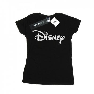 Dame/Kvinne Mickey Mouse Hode Logo Bomulls T-skjorte