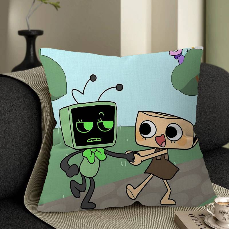 Game D-Dandys World Decorative Room Aesthetics Pillow Case Home Decor Bedroom Sofa Bed Couch Pillow Cover 45x45