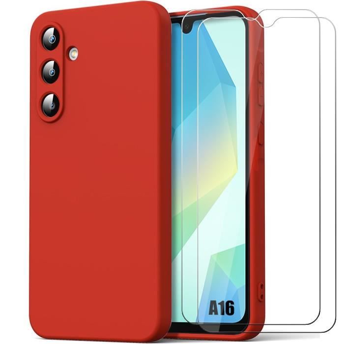 Coque + Verres Trempés - Samsung - Galaxy A16 4G-5G - Silicone - Protection Slim - Antichoc