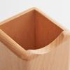 Large Capacity Wood Storage Box Multiple-use Pen Holder Cup Stationery Desk Organizer  School