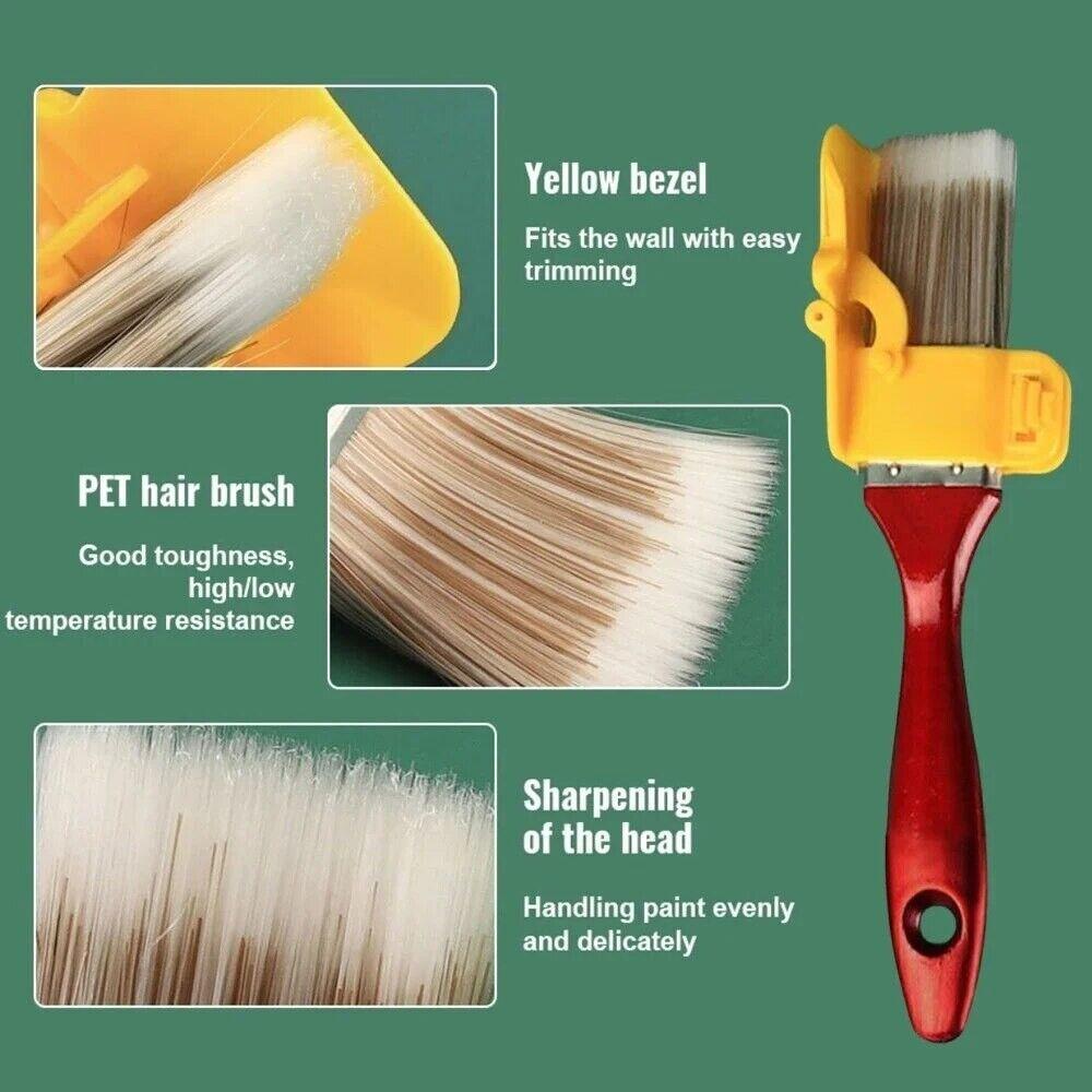 Paint Edger Tool Handheld Paint Roller Brush Kit Indoor Outdoor for Wall Ceiling