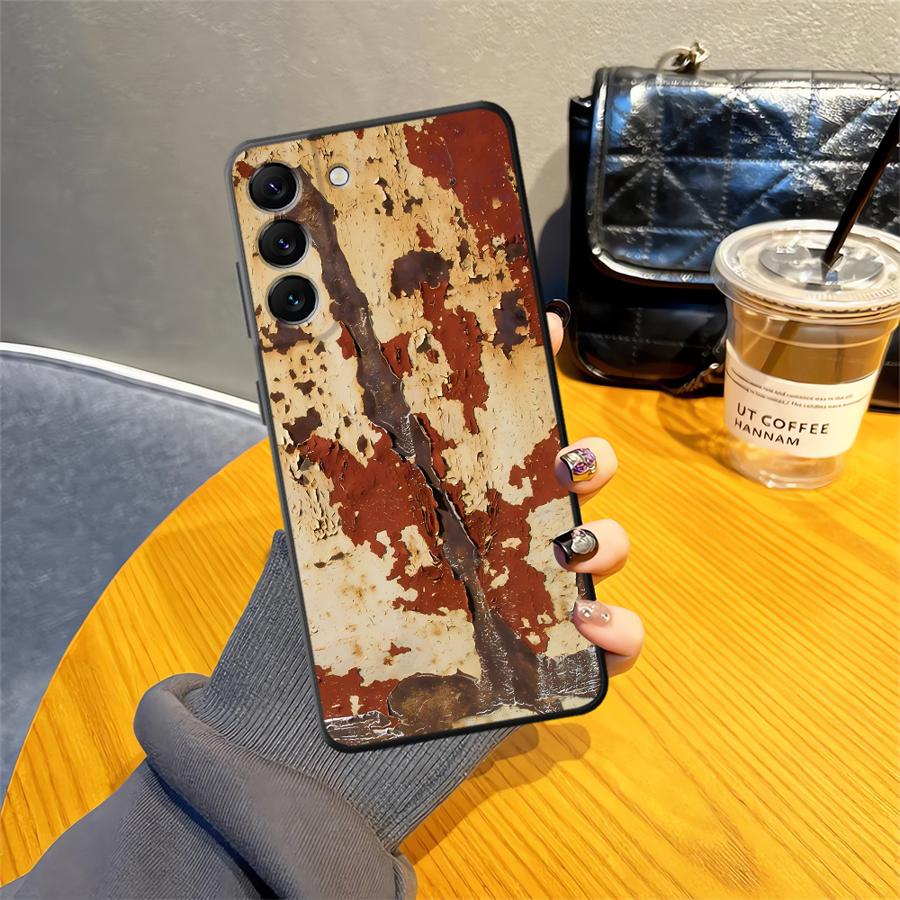 Case for Samsung Galaxy A50 A70 A06 A07 A30 A40 A01 A02 A03 Note 20 Ultra 9 10 A04 A10 A20 A05 Phone Cover Rust Art