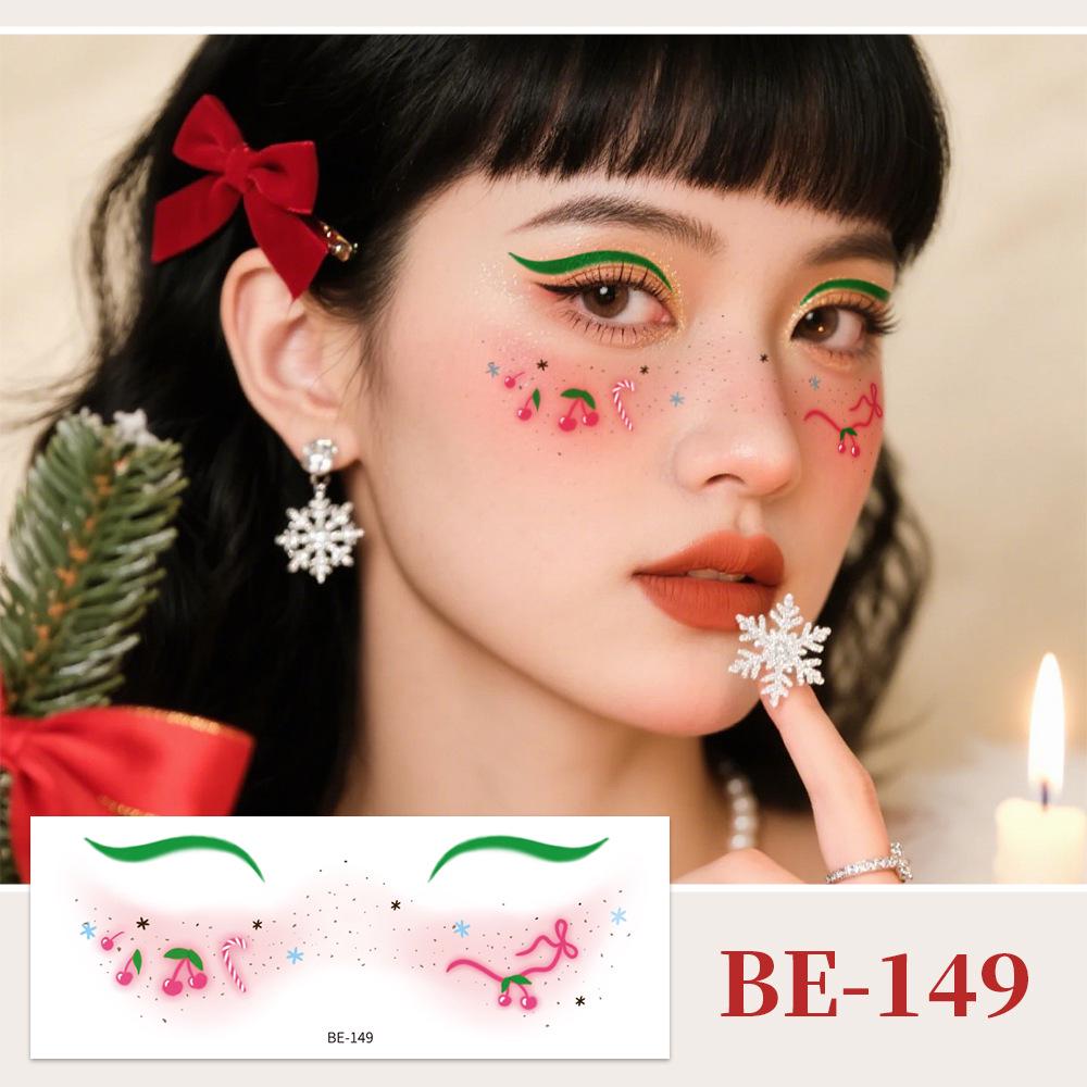 Ricalon Christmas Face Stickers for Kids – Snowflake & Freckle Tattoos