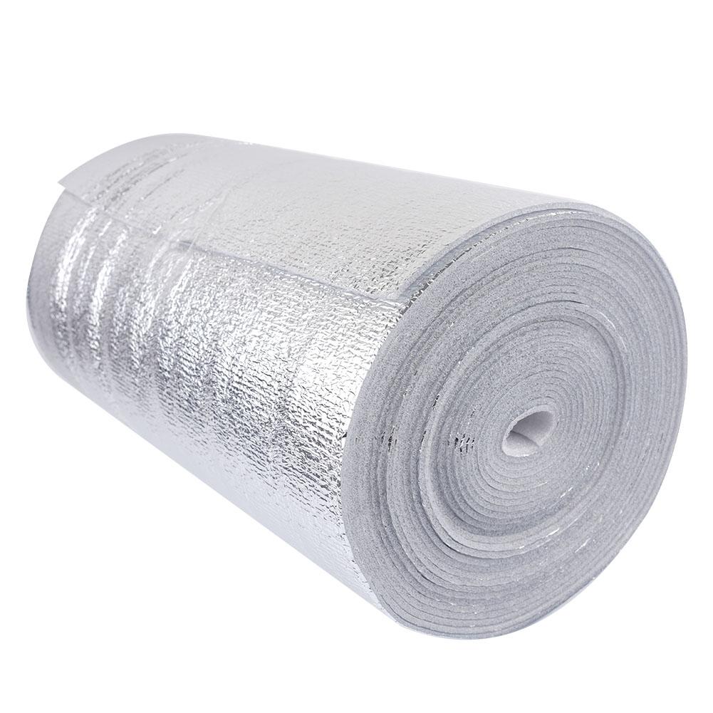 10m X 0,5m X 3mm Reflektierende Folie Aluminiumfolie Heizungsisolierung Nagelneu
