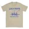 Luca Brasi Fishing Charters 100% Cotton T Shirt For Men Summer  Streetwear T-Shirts O Neck Hip Hop Tees Plus Size Pattern Tops