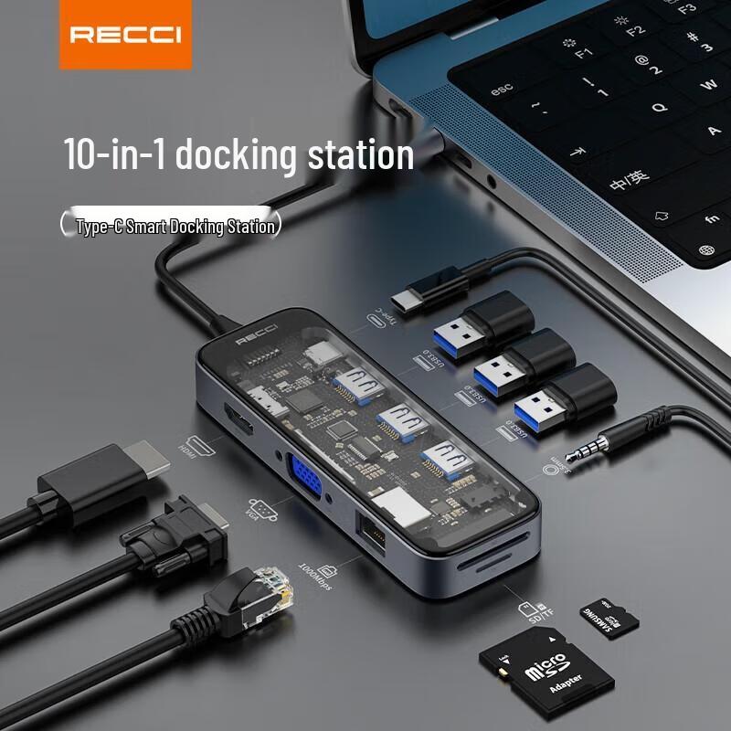 Ruisi RH22 10-in-1 USB-C Hub