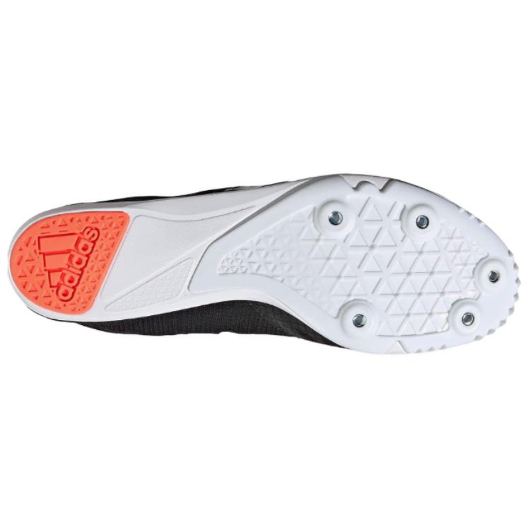 adidas Distancestar Fashion Cushioning Slip Resistant Abrasion Resistant Low Top Running Shoes Women's Black White FW4872