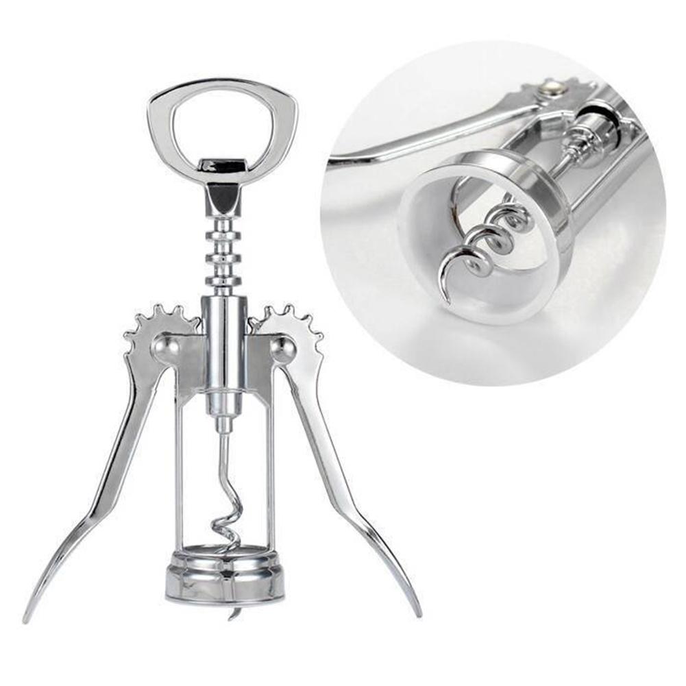 Deschizător de sticle de vin portabil, rezistent, multifuncțional, cu tirbușon, deschizător de sticle de vin, pentru petrecere, restaurant, cadou elegant