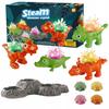 Educational Kit Crystal Growing Dinosaurs Colorful Experiments Science