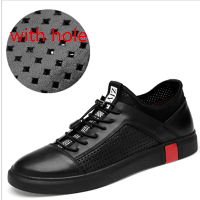 Men Genuine Leather Oxfords Shoes Luxury Brand Italian Style Male Footwear Shoes for Men Flat Lace-Up Shoes Man Big Size