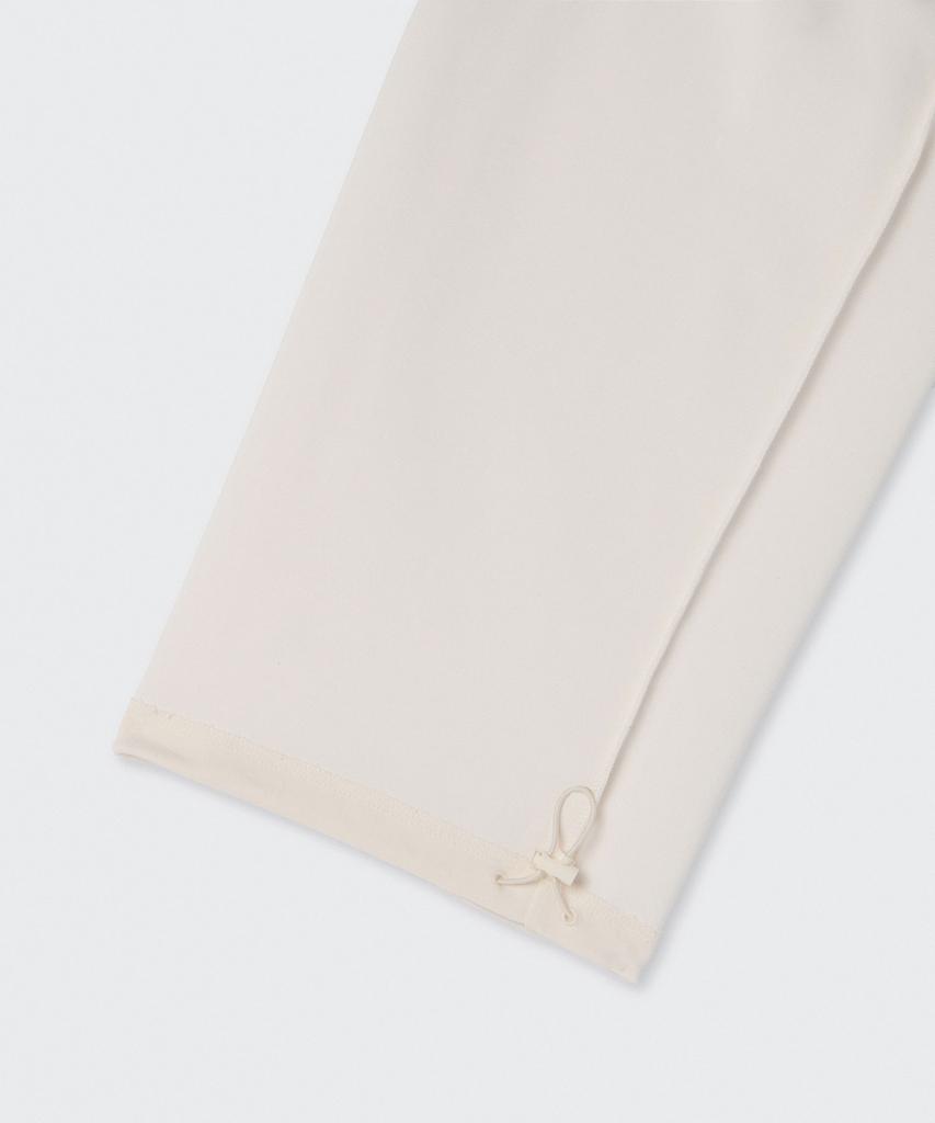MUSINSA STANDARD WOMAN [Cooltandard] Women'S Deep Tuck Variable Wide Lounge Sweatpants [Cream]