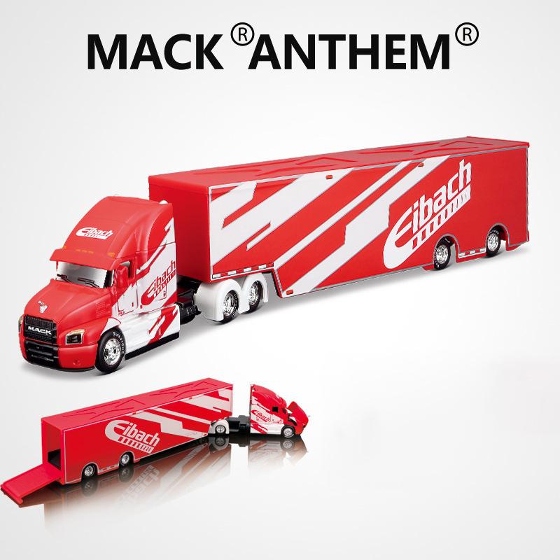 

1:64 International Lonestar MACK ANTHEM Alloy Car Model Container Truck Engineering Transport Vehicle Children Toy Car Gift