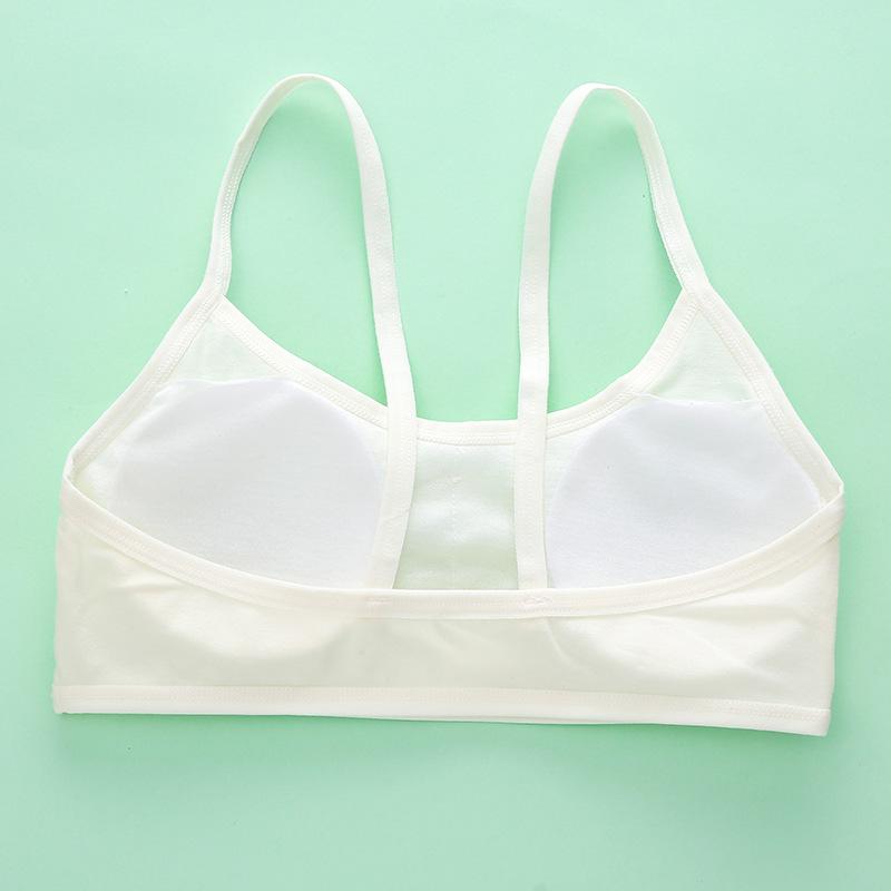 Cotton Underwear Kids Wrap Bust Student Non-Steel Circle Vest Girls Training Bra 8-14Years