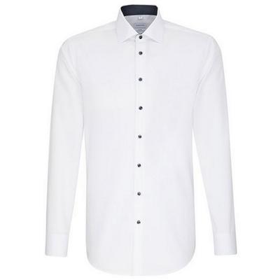 Seidensticker Herren Poplin Geformtes Langarmhemd