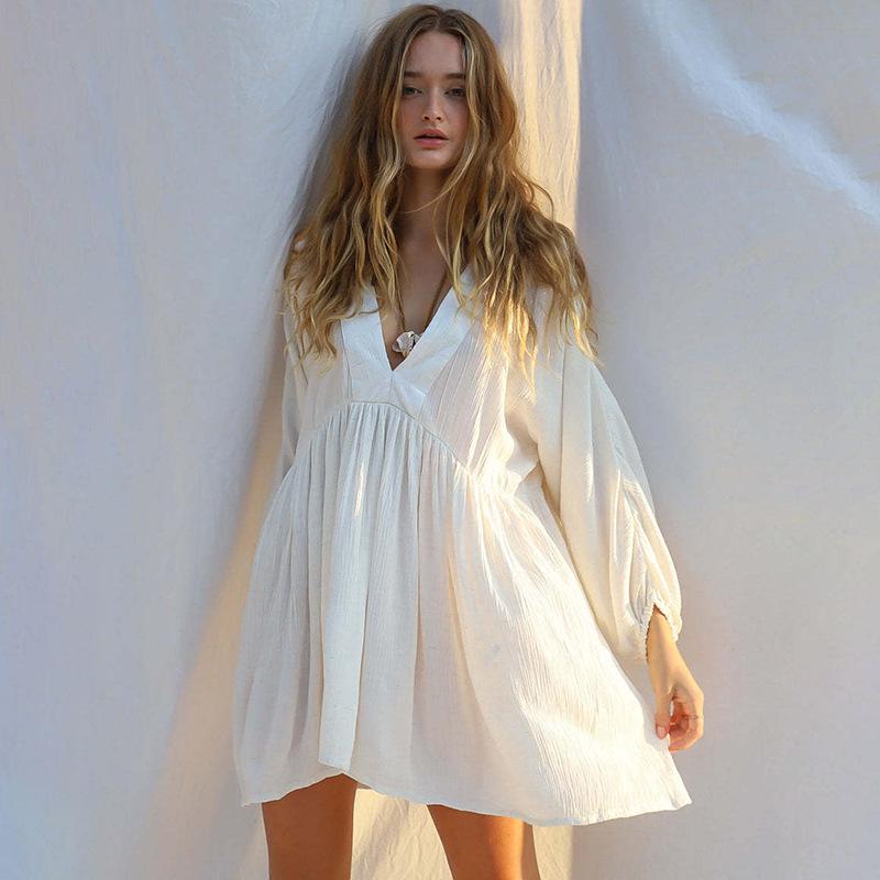 

Европейско-американский кардиган с длинным рукавом для защиты от солнца, накидка для пляжного отдыха One Size