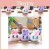 Adorable Plush Bunny Coin Purse Cute Keychain Doll Soft Stuffed Animal