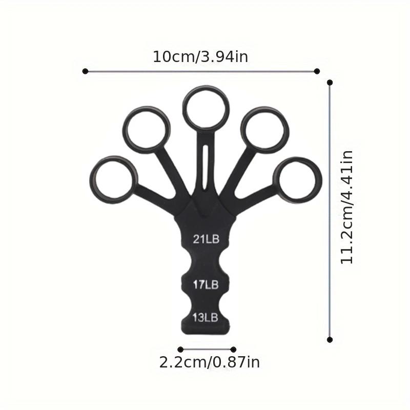 Silicone Finger & Wrist Rehab System - 5-Finger Flexion/Extension Trainer for Physical Therapy with Adjustable Resistance