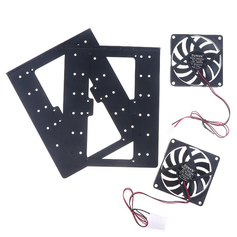 Chassis Integriertes 6F Mechanisches Festplattenhalterung Metall 6x3.5 Festplatten Übereinanderliegende Erweiterung Lüfterkühlung Für PC Gehäuse