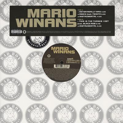 

12-дюймовая пластинка MARIO WINANS - Never Really Was / This Is The Than B000335511 Bad Boy Enterta 2004 США Рэп и хип-хоп/R&B Б/У