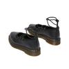 Dr. Martens Sapatos Elphie II de Couro Confortáveis Versáteis Flats Mary Jane Sapatos Femininos Preto 40683001