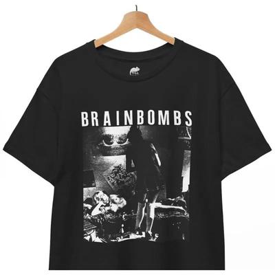 Brainbombs Burning Hell T-Shirt, Music Band Rock Roll Punk Gothic Unisex Tee