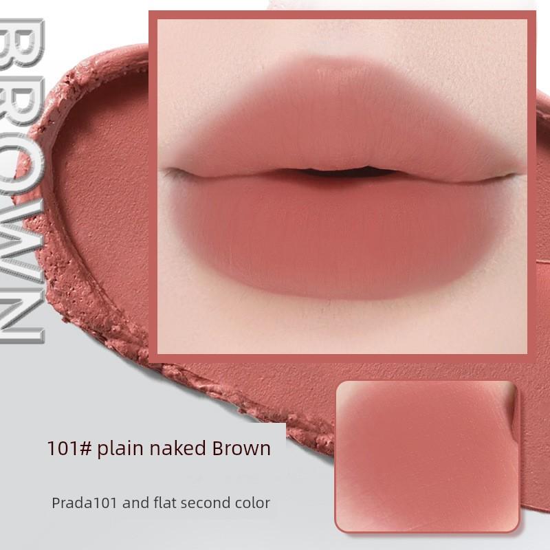 Novo Lipstick Female Waterproof Long Lasting and Does Not Fade No Stain on Cup Nude Color Series Moisturizing Matte White Lip Lacquer Genuine Goods