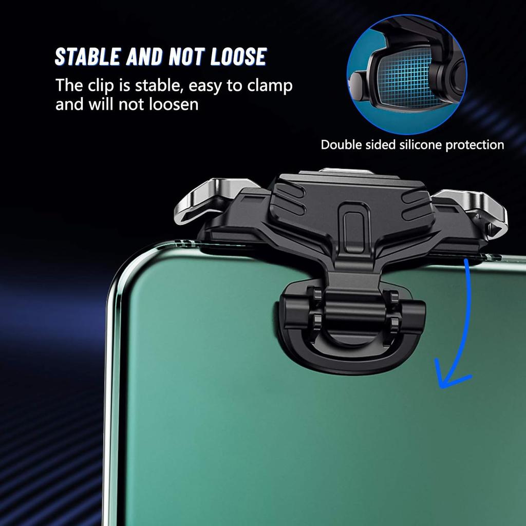 For PUBG Mobile Game Controller Trigger, Upgrade Version PUBG Mobile Game Trigger Double Sensitive Aim & Shoot Keys Buttons for Rules of