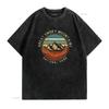 Mens Nature Great Smokey Mountains National Park Vacation T Shirt White X Large vintage Washed Versatile Stylish Breathable