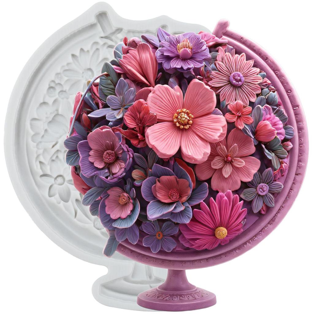Stampi in Silicone per Materiale Scolastico Matita Globo Libro Pastello Stampo Fondant Strumenti per Decorare Torte Topper per Cupcake Stampo Caramella Cioccolato Gumpaste