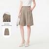 FivePlus Women's High-Waist Wide-Leg Draped Shorts