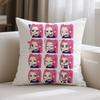 Anime Sofa Cushion Cover Kpop Demon Hunters Pillowcase Bedroom
