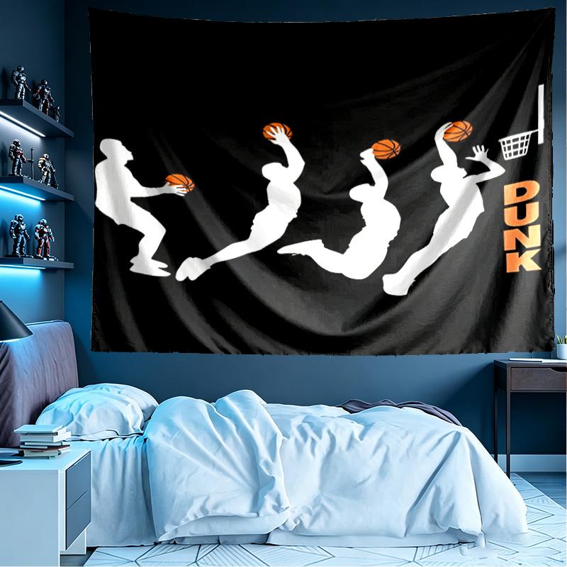 SLAM DUNK Print Tapestry, Lightweight Wall Hanging, for Bedroom, Dorm, Living Room, Home Art Decor, Birthday Christmas Gift for Friends