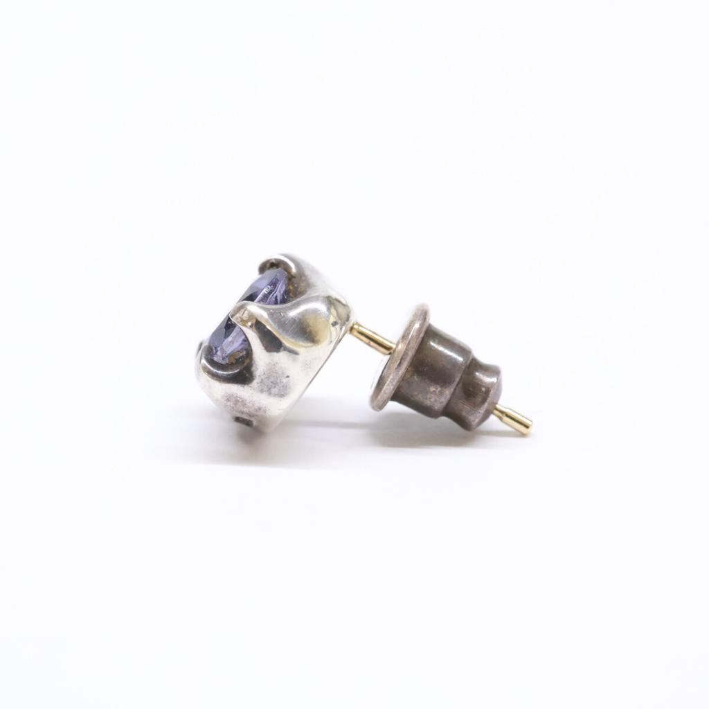 BLOODYMARY 925 K18 Nut Nut Iolite Single Ear earring Silver / Yellow GoldUsed