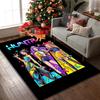 1pc Digital Printed Chair Rug for Home Office Use, Kpop Demon Hunters Carpet Appropriate for All Seasons, Soft Area Carpet