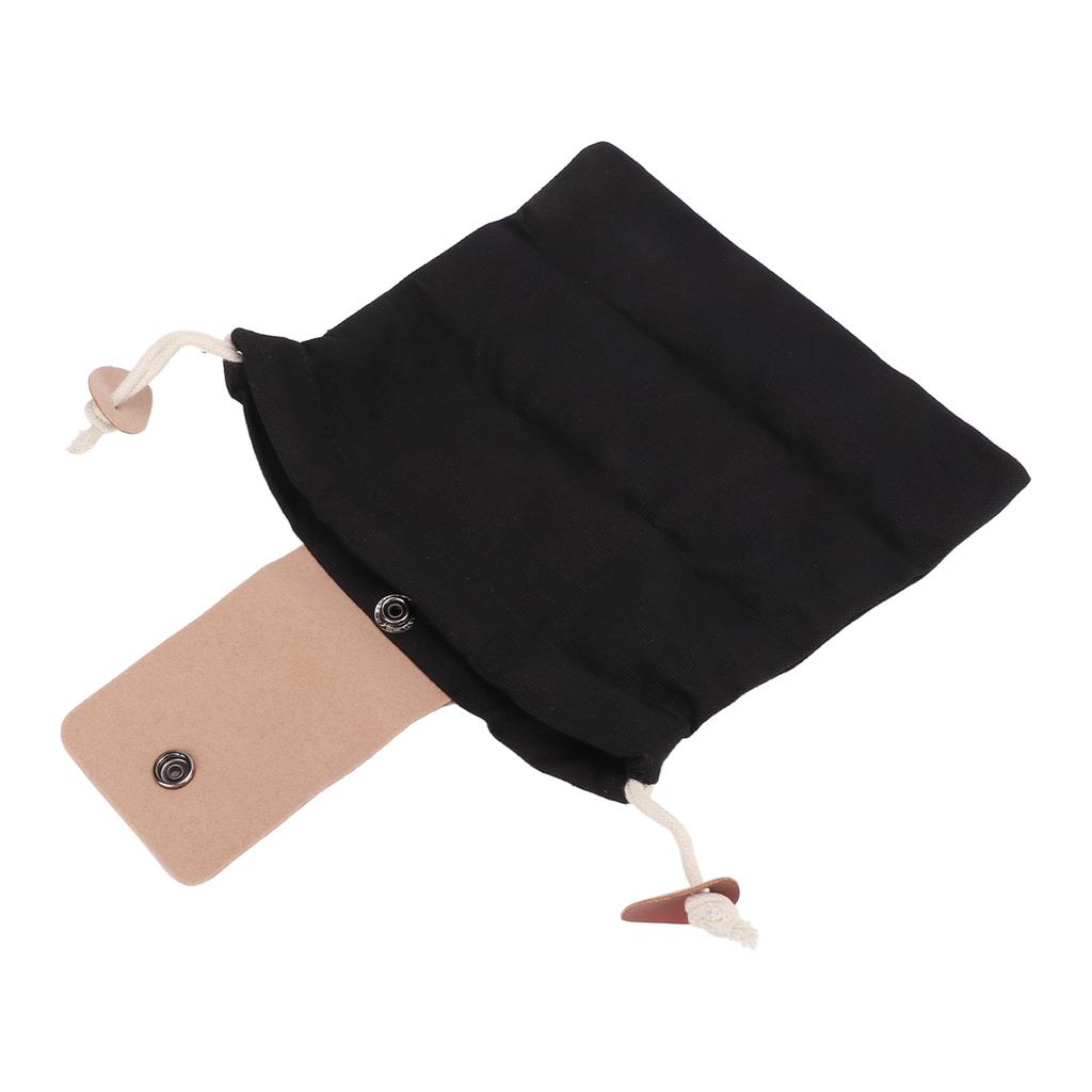 Outdoor Foraging Bags Fruit Picking PU Leather Canvas Foraging Pouch Camping Waist Hanging Tool Bag