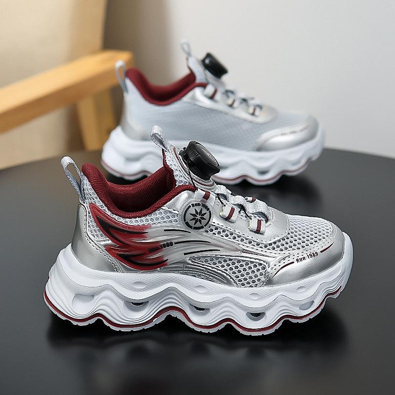 Children's Sports Shoes Girls' Mesh Casual Shoes Wear-resistant and Non-slip Shoes Flow Fashion Children's Sports Shoes Popular Running Shoes