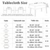 Oceanic Sea Life Rectangle Table Cloth for Table Decor Kitchen Dining Waterproof Reusable Tablecloth for Tables Weddings Party