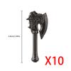 MOC Medieval Weapon Accessories for Building Blocks - Sword Shield Bow Axe Hammer Spear Gun Set