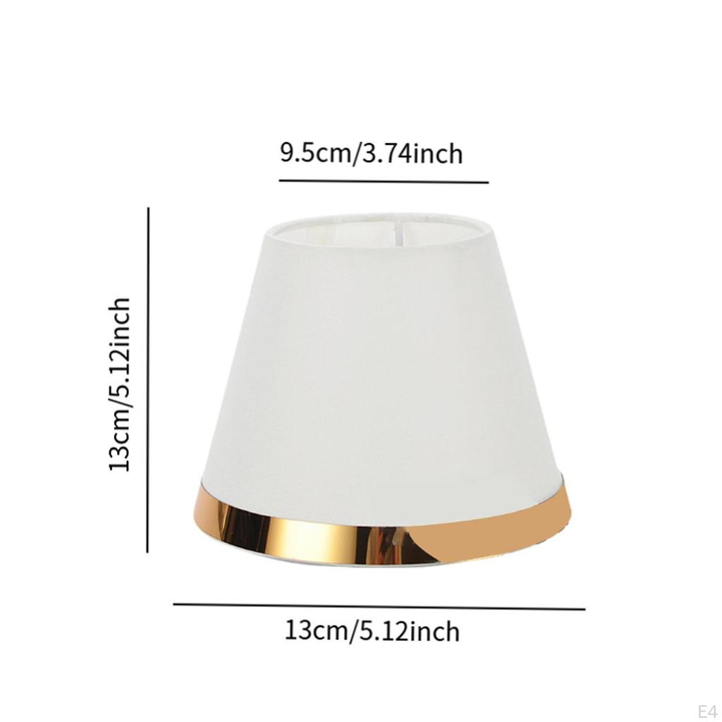 Chandelier Lamp Cover Fits E14 Bulb Cloth Fabric Multifunctional 13x13cm Decorative for Pendant Wall