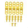 5 Pieces Cardboard Hinges Construction Tool Screws DIY Craft Sensory Skills