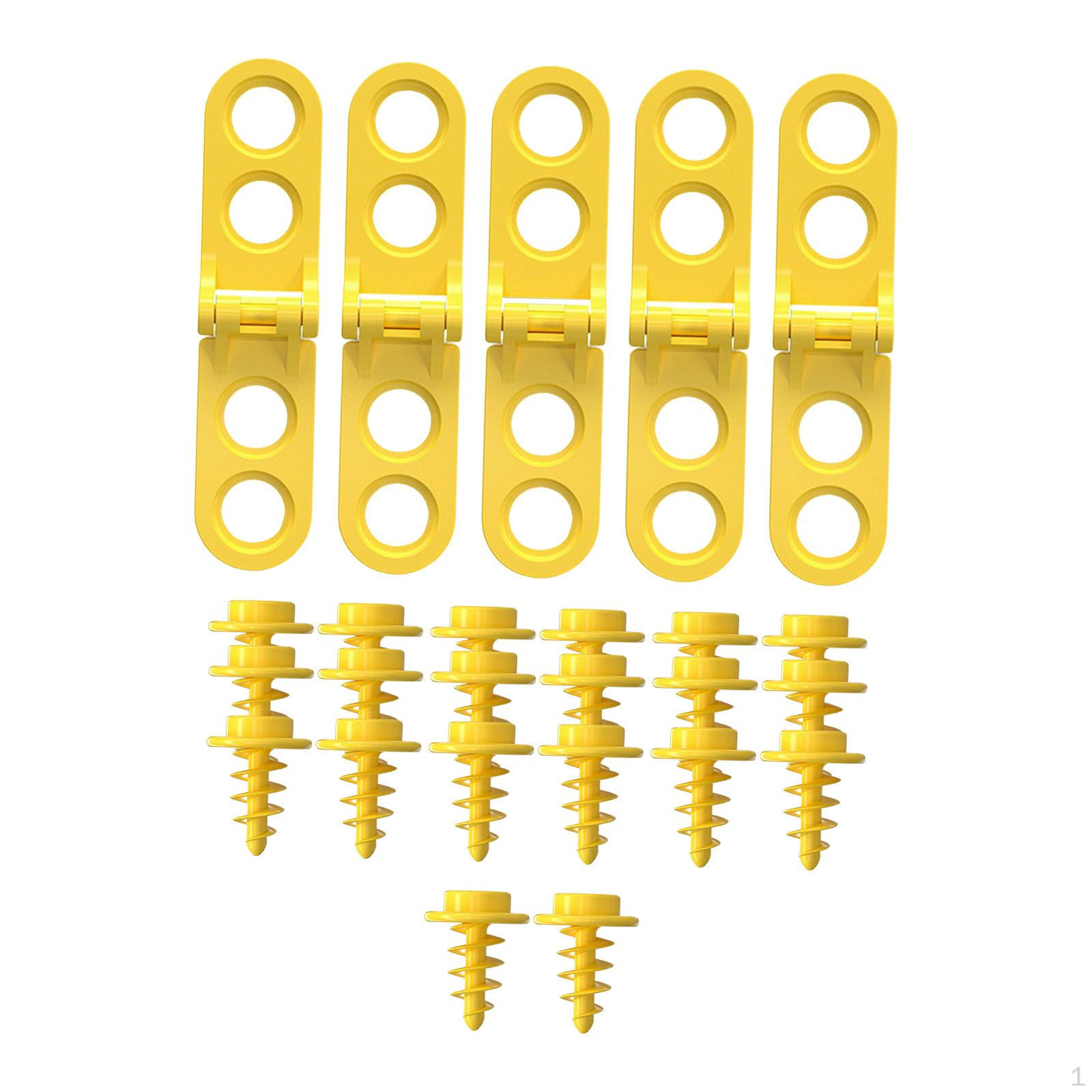

5 Pieces Cardboard Hinges Construction Tool Screws DIY Craft Sensory Skills Style A