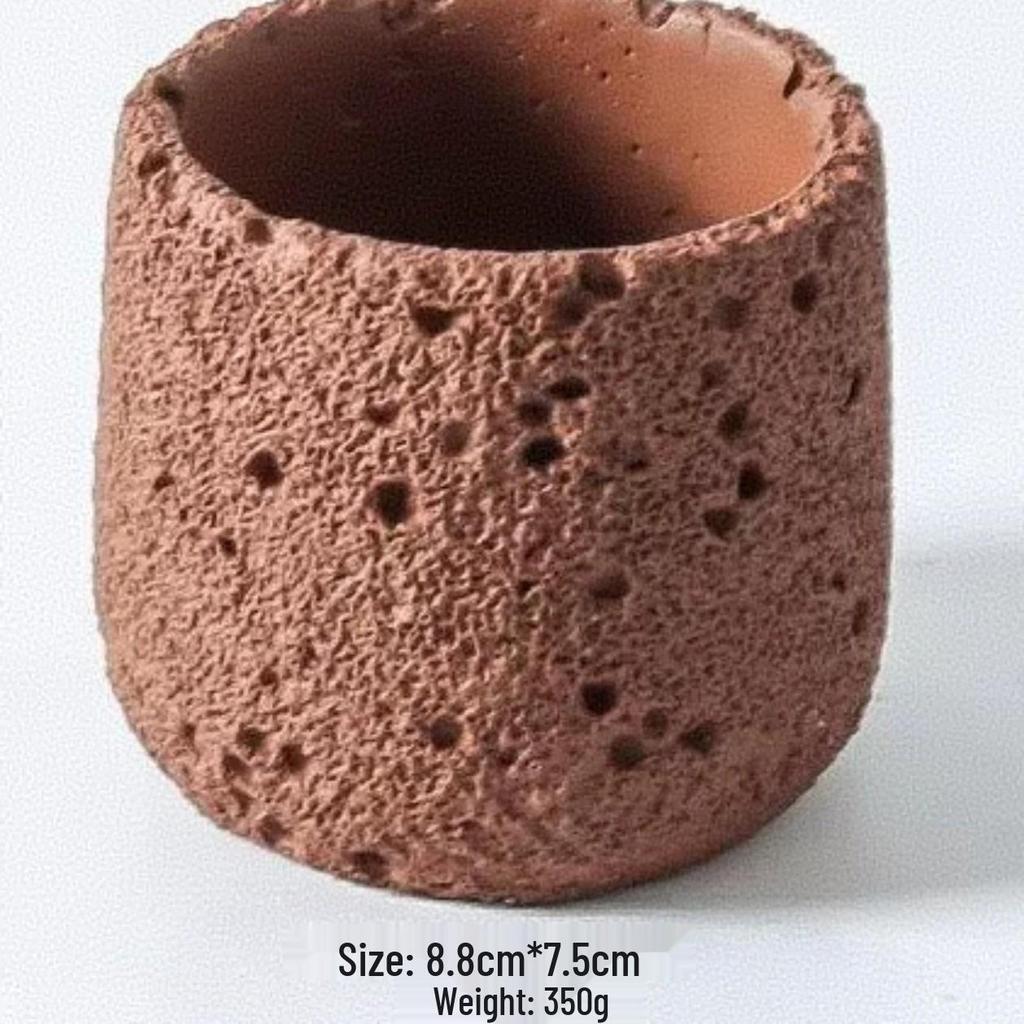 Cross-border Cement Texture Candle & Diffuser Cup - Decorative Aroma Container Ornament
