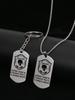 A Gift for Your Beloved—a Stainless Steel Keychain Pendant Featuring a Military-inspired “leopard Head” Design.