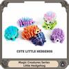 2Pcs 3D Printed 3D Printed Hedgehog Figurine Pinecone Colorful Animal Ornament  Desk Decor