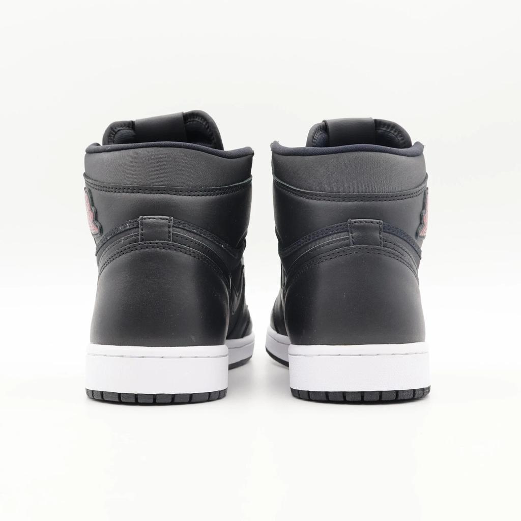 555088-060 Nike Air Jordan 1 Retro High OG Black Gym Red Satin Metallic (Men's)