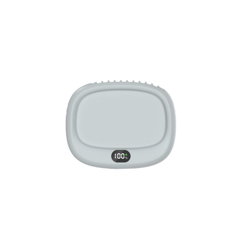 Portable Outdoor Neck Hanging Fan USB Bladeless Fan Digital Display Handheld Fan 93*43*116mm