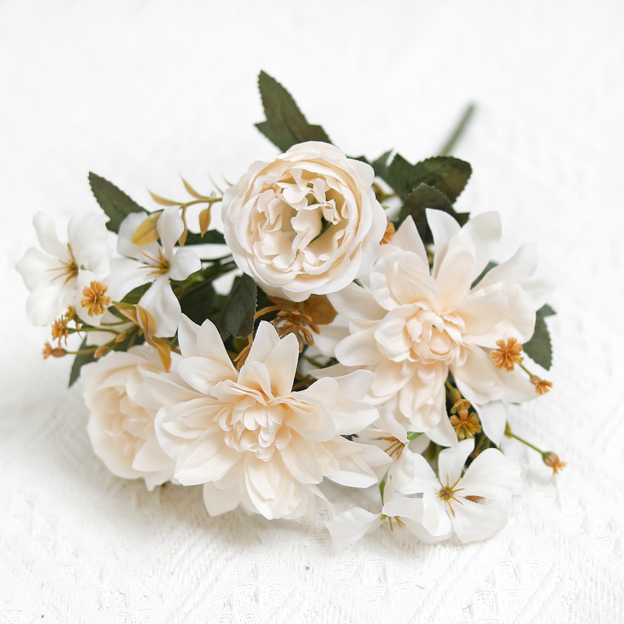 

Пион Шелковые Искусственные Цветы Высокое Качество Дом Гостиная Свадьба Букет Невесты Вечеринка DIY Подарок Георгин Искусственный Цветок Украшение белый