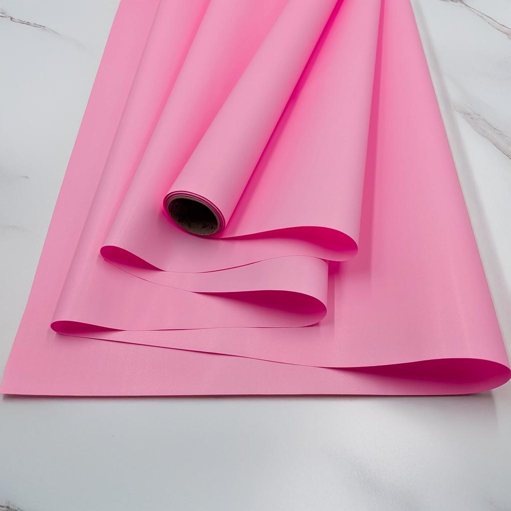 Folia Florystyczna Zapachowa - Satin Aroma - Różowa - Rolka 50Cm X 9M