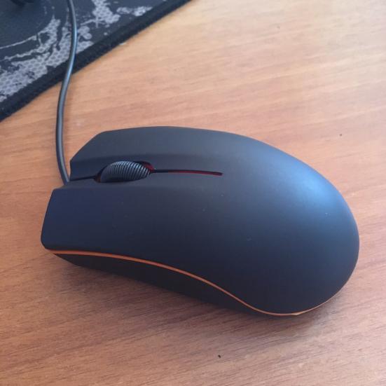 M20 Wired Mouse Frosted High Sensitivity Ergonomic Plug and Play Mini Optical Computer Mice for Office