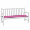 VidaXL Garden Bench Cushion, Non-Slip Chair Pad, Terrace Patio Living Room Decoration, Pink 150x50x4 361162